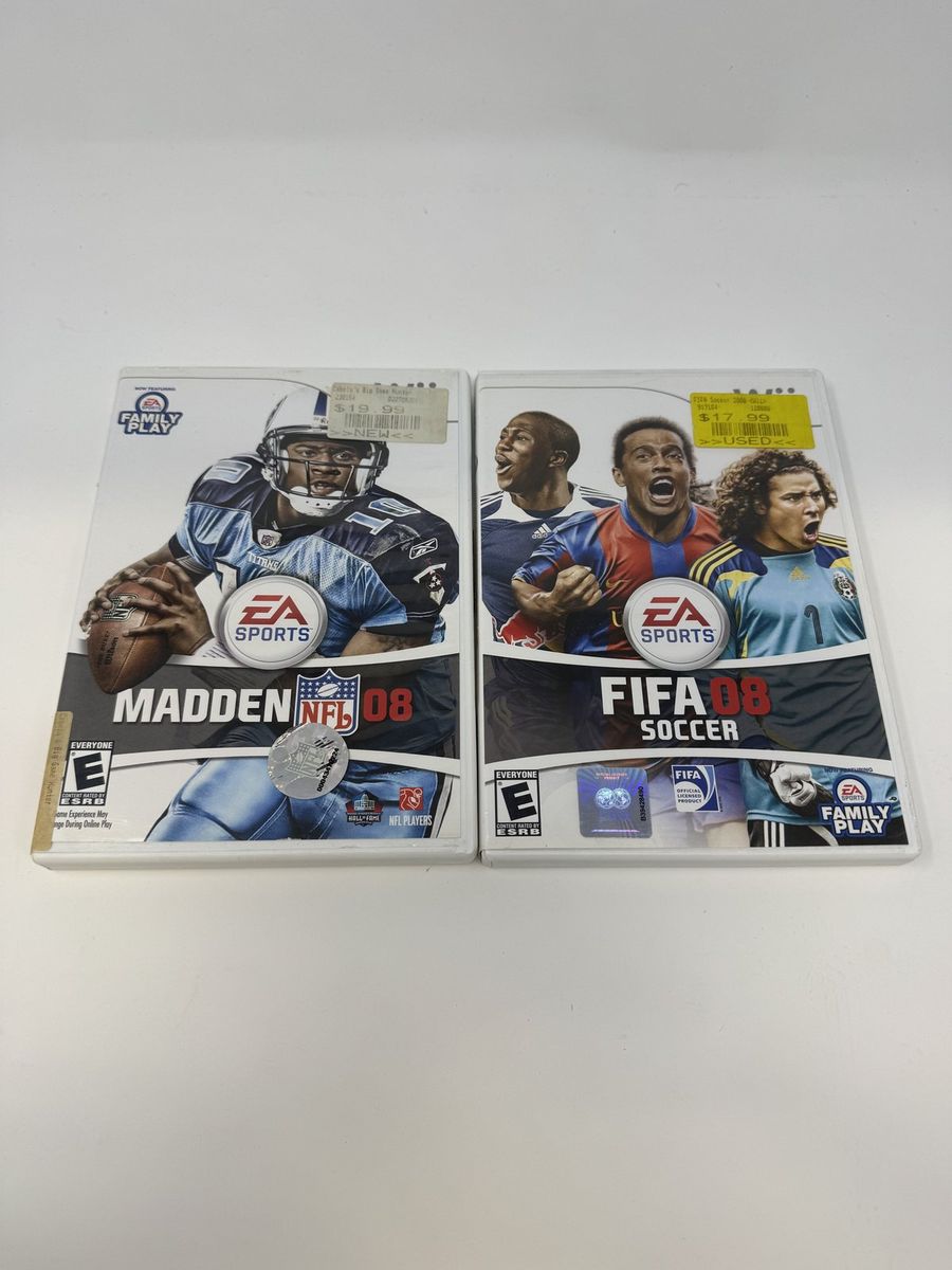 Madden 08 + FIFA 08 Wii
