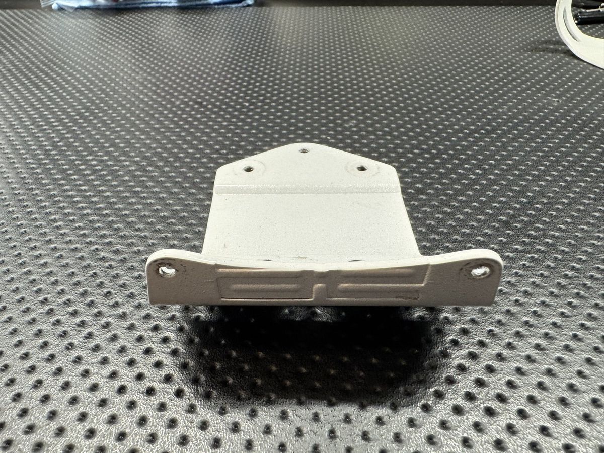 Vintage Team Associated Electrics (AE) RC10 Tub Chassis White w/ AE Nose Plate photo 6