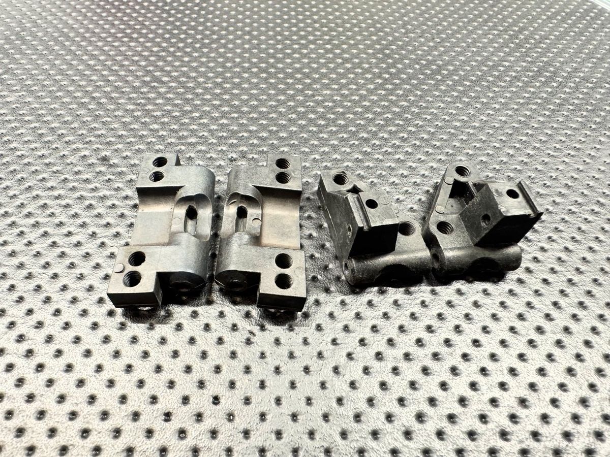 Vintage Custom RC10 Rear Bulkhead and Arms, Shaved and Lightened photo 8