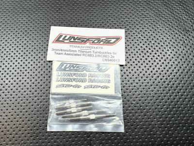 Lunsford Titanium Turnbuckle Kit LNS40013 for Associated RC8B3.2