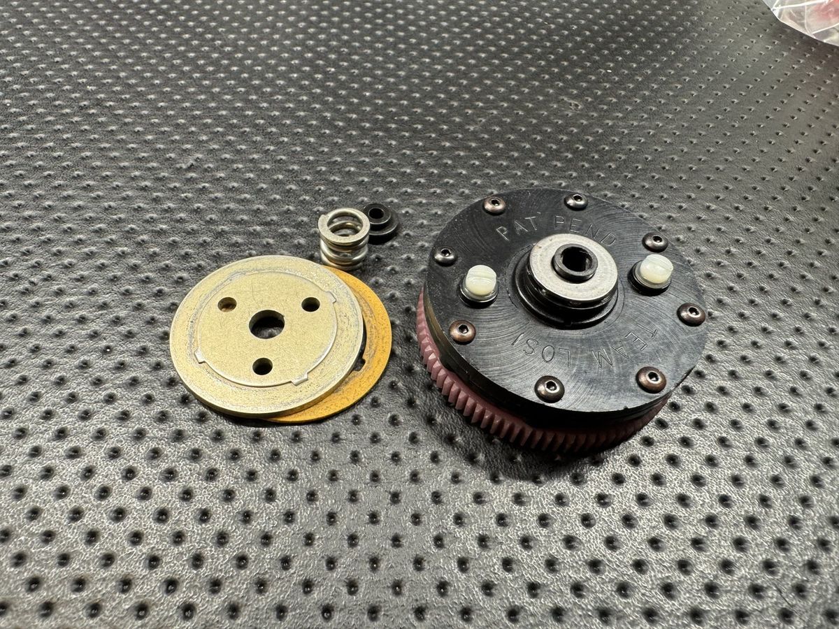 Vintage Team Losi Hydra-Drive Unit Assembled w/ Spur Gear Slipper RC10 Used