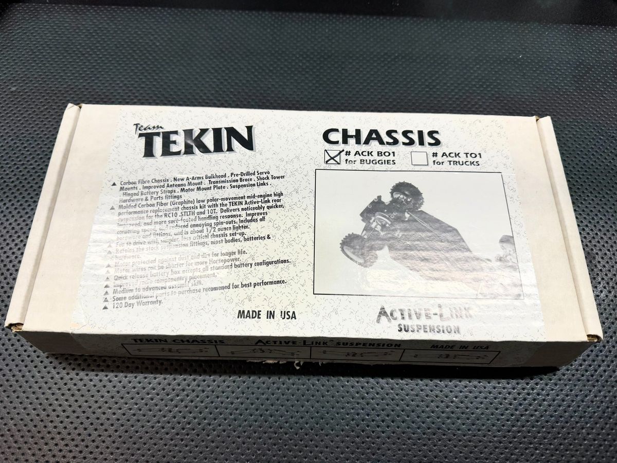 Vintage Team Tekin ACK-B01 Active-Link Chassis Kit RC10 Buggy Made in USA Box