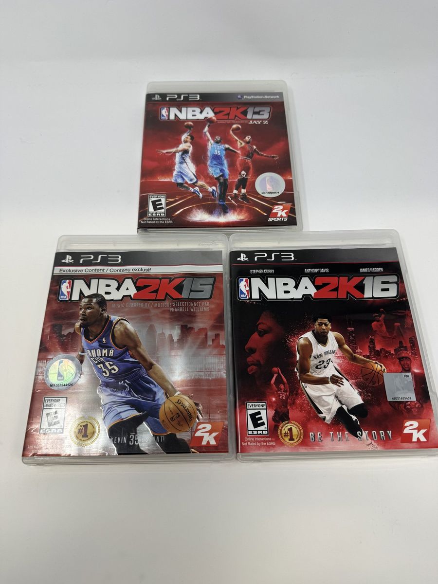 NBA 2K13/15/16 PS3 lot