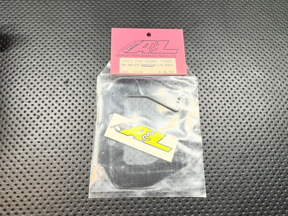 Vintage A&L RC10 Pro Front Shock Tower No. 2008 NIP Associated 1.02 Shocks
